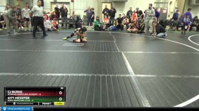 52 lbs Round 3 (6 Team) - CJ Burns, Scanlan Wrestling Academy vs Kitt Messiter, NOVA Wrestling Club