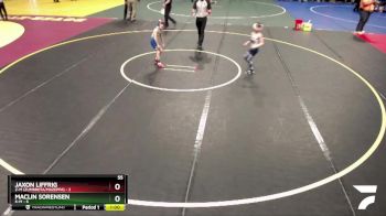 55 lbs Semis (4 Team) - Maclin Sorensen, K-M vs Jaxon Liffrig, Z-M (Zumbrota/Mazeppa)