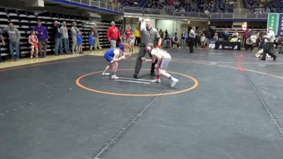 90 lbs Rr Rnd 1 - Savannah Proffitt, Midd West vs Temperance Fargo, Eisenhower