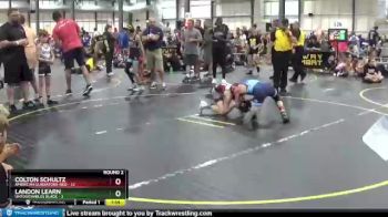 85 lbs Round 2 (6 Team) - Landon Learn, Untouchables Black vs Colton Schultz, American Gladiators-Red