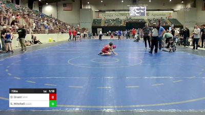 73 lbs Semifinal - Daniel Grant, Grindhouse Wrestling vs Sawyer Mitchell, Guerrilla Wrestling Academy