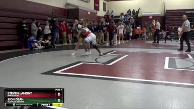 132 lbs Cons. Round 1 - Zion Deah, Dubuque Senior vs Steven Lamont, Harrisburg