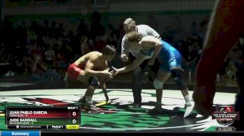 157 lbs Finals (2 Team) - Juan Pablo Garcia, Texas Boys vs Jude Randall, Oklahoma Boys