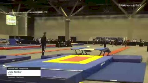 Julia Tambor - Double Mini Trampoline, CAVU - 2021 USA Gymnastics Championships