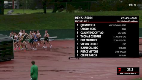 Men's 1500m, Prelims 5