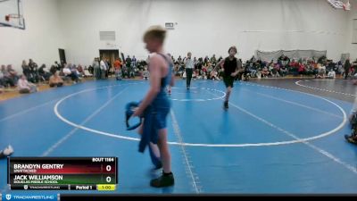 81-85 lbs Round 3 - Brandyn Gentry, Unattached vs Jack Williamson, Douglas Middle School