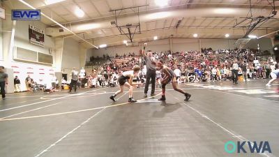 80 lbs Round Of 16 - Manny Payne Jr, HURRICANE WRESTLING ACADEMY vs Ryder Padgett, Team Tulsa Wrestling Club