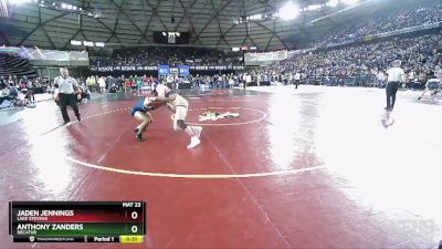 4A 144 lbs Cons. Round 3 - Anthony Zanders, Decatur vs Jaden Jennings, Lake Stevens