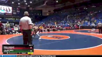 160 lbs Semis & 1st Wrestleback (8 Team) - Paul Kadlec, Lockport (Twp.) vs Caleb Wall, DeKalb