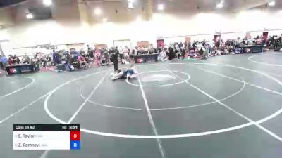 61 kg Cons 64 #2 - Easton Taylor, Beaver Wrestling Club vs Zeth Romney, LAWC/Chaminade