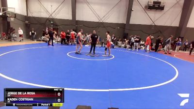 120 lbs Cons. Round 4 - Jorge De La Rosa, OR vs Kaden Costigan, AK