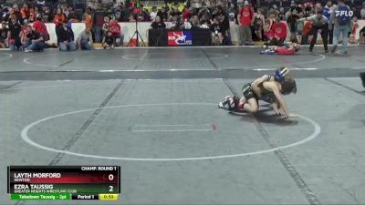 46 lbs Champ. Round 1 - Layth Morford, Newton vs Ezra Taussig, Greater Heights Wrestling Club