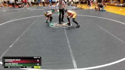 90/95 Round 2 - Jacob Redus, Junior MatDogs Wrestling vs Chandler Dale, Unattached