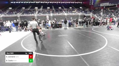 61 lbs Semifinal - Kayson Comerer, Green River Grapplers vs Brody Coats, Bear Cave WC