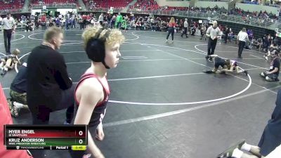 65 lbs Cons. Semi - Kruz Anderson, WWC Predator Wrestling vs Myer Engel, GI Grapplers