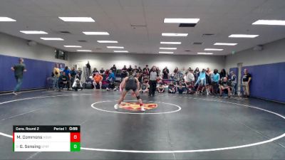 126 lbs Cons. Round 2 - Gabriel Sensing, Springfield vs Micah Commons, Houston