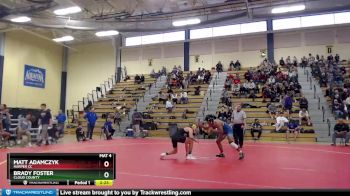 125 lbs Champ. Round 2 - Matt Adamczyk, Harper CC vs Brady Foster, Cloud County