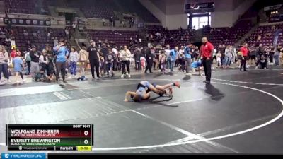 59 lbs Quarterfinal - Wolfgang Zimmerer, Black Fox Wrestling Academy vs Everett Brewington, Black Fox Wrestling Academy