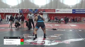 285 lbs Final - Josh Heindselman, Oklahoma vs Lewis Fernandes, Finger Lakes RTC