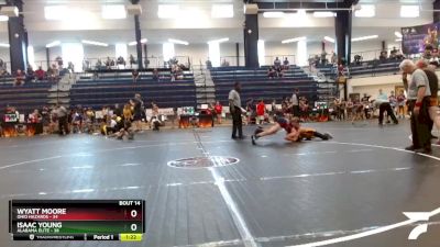 125 lbs Round 5 (6 Team) - Isaac Young, Alabama Elite vs Wyatt Moore, Ohio Hazards