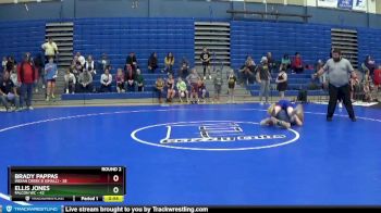 130 lbs Round 2 (4 Team) - Ellis Jones, Falcon WC vs Brady Pappas, Indian Creek B (small)