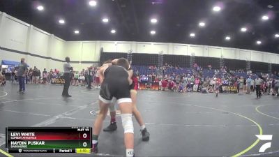 117 lbs Semifinal - Levi White, Combat Athletics vs Haydin Puskar, Darkhorse