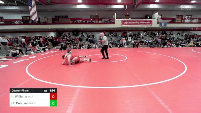 152 lbs Quarterfinal - Iuan Williams, Beverly vs Ryan Donovan, Milford