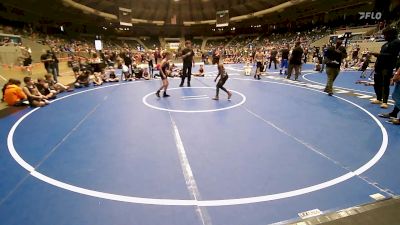 76 lbs Rr Rnd 2 - Bj Gahagan, Tulsa Mafia Boys vs Eli Pulliam, Sallisaw Takedown Club