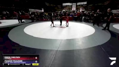 53 lbs Quarterfinal - Miron Cheltsov, California vs Phoenix Faulkner, Lion Of Judah Wrestling Academy