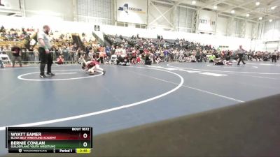 58 lbs Cons. Round 5 - Bernie Conlan, Guilderland Youth Wrestling vs Wyatt Eamer, Black Belt Wrestling Academy