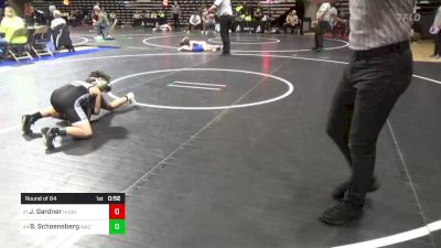 90 lbs Round Of 64 - Jacob Gardner, Hughesville vs Bode Schoeneberger, Nazareth