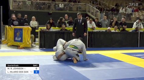 MARCUS R. JOHNSON vs LUCAS HILARIO DOS SANTOS 2024 Pan Jiu Jitsu IBJJF Championship
