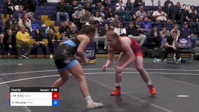 Final 62 lbs Round 2 - Macey Kilty, Sunkist Kids Wrestling Club vs Kayla Miracle, Sunkist Kids Wrestling Club