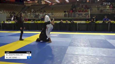 WILIAM JOSEPH ENGLISH vs WON JAE SONG 2024 Pan Jiu Jitsu IBJJF Championship
