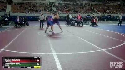 D3-285 lbs Champ. Round 1 - Isaiah Newton, Coolidge vs William Urbina, Sabino