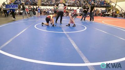 110 lbs Rr Rnd 2 - Tyler Baker-Keeler, Gentry Youth Wrestling vs Miles Allen, Barnsdall