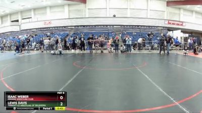 97 lbs Cons. Semi - Isaac Weber, Ringers Wrestling Club vs Lewis Davis, Threestyle Wrestling Of Oklahoma