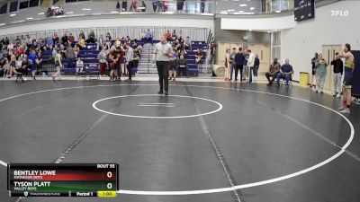 190 Boys Quarterfinal - Tyson Platt, Valley Boys vs Bentley Lowe, Matheson Boys