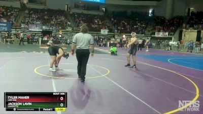 D 1 195 lbs Cons. Round 2 - Tyler Maher, Live Oak vs Jackson Lavin, Lafayette