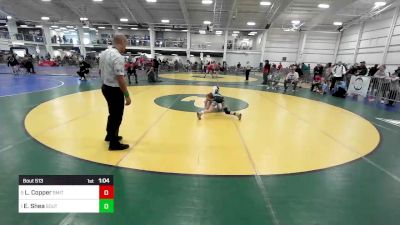 74 lbs Semifinal - Lucas Copper, Smitty's Wrestling Barn vs Eli Shea, Southside WC