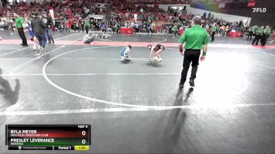 70 lbs Cons. Round 3 - Ryla Meyer, Mollitium Wrestling Club vs Presley Leverance, Nekoosa