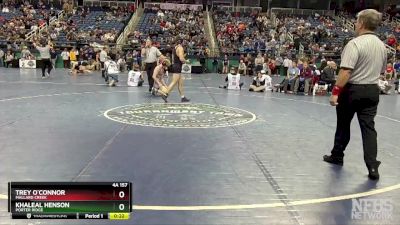 4A 157 lbs Cons. Round 3 - Khaleal Henson, Porter Ridge vs Trey O`Connor, Mallard Creek