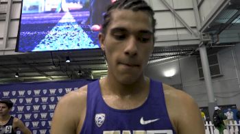 Izaic Yorks after runner-up in 3K, just off UW school record