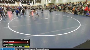 86 lbs Cons. Round 2 - Nolan Menge, ND vs Kipten Downs, IA