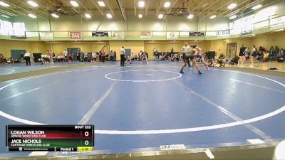 115 lbs Round 3 - Logan Wilson, Apache Wrestling Club vs Jace Nichols, Carthage Wrestling Club