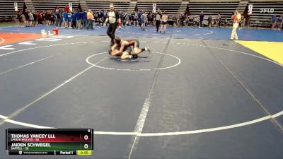 130 lbs Placement (4 Team) - Thomas Yancey Lll, LPGE/B Wolves vs Jaiden Schwegel, Sartell