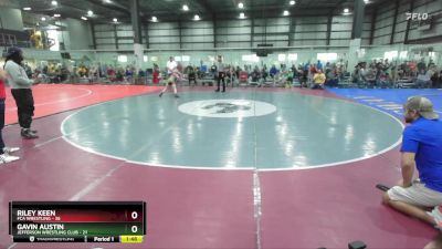 106 lbs Round 3 (6 Team) - Riley Keen, FCA WRESTLING vs Gavin Austin, JEFFERSON WRESTLING CLUB