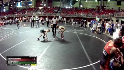 70 lbs Quarterfinal - Rex Baumert, Westside Wrestling Club vs Treyson Goebel, Syracuse Mat Club