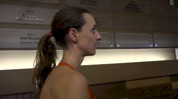 Molly Huddle after her 5k at Millrose