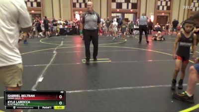 49 lbs Finals (8 Team) - Gabriel Beltran, SVRWC Gold vs Kyle LaRocca, Elite Wrestling